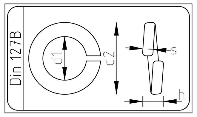 Veerring Din 127B