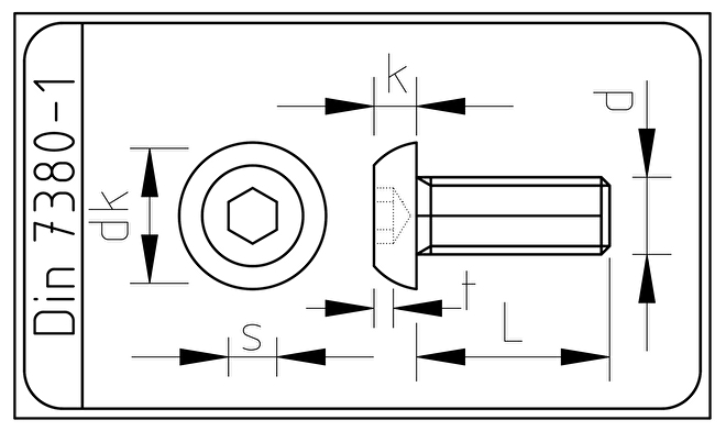 Laagbolkop Din7380-1 