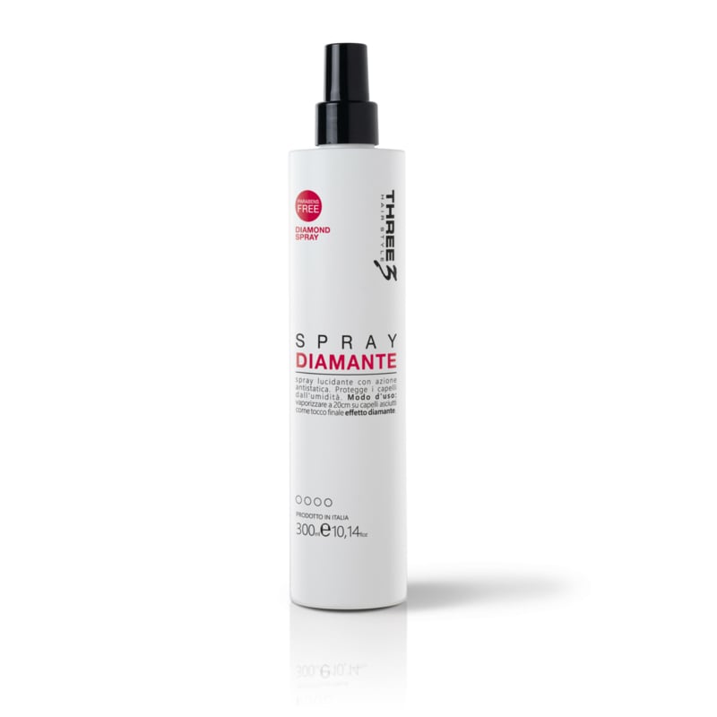 THREE HAIRSTYLE - DIAMANTE SPRAY - DIAMOND SPRAY - GLANS SPRAY - 300ML