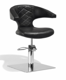 Sibel - kappersstoel - Sensualis - Zwart/Zwart Croco/Bruin - 0180868