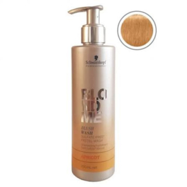 Schwarzkopf BLONDME Blush Wash Apricot 250 ml Kleurshampoo I aanbieding