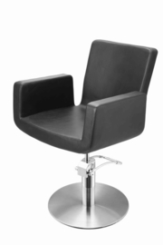 Sibel  Kappersstoel  Attractio Zwart met Vierkante schaalvoet -  0180520