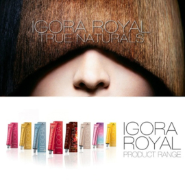 Schwarzkopf  Igora Royal: Color Cream & Absolutes Haarverf - 60ml,  50% KORTING