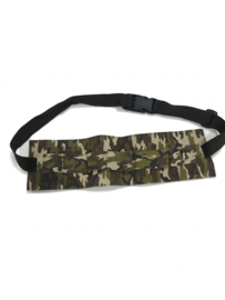 Kappersriem 7 Scharen Leer Camouflage | Beige Groen Bruin I Aanbieding