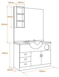 Barburys - barbierstafel - barbertafel - Mustang - 0190250