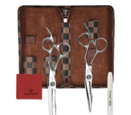Olivia Garden SilkCut PRO Silver – Professionele Kappersschaar - scharenset SALE