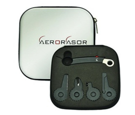 AERORASOR – Multifunctionele Houder met 4 Mesjes | Professioneel Kappersgereedschap