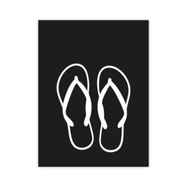 Letterslinger - symbool slippers