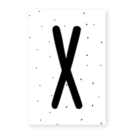 Naamslinger letter X
