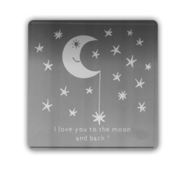 Kaart (blik) - i love you to the moon