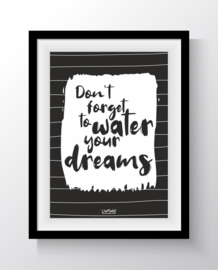 Dont forget to water your dreams
