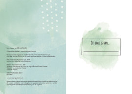 Mijn mindfulness journal