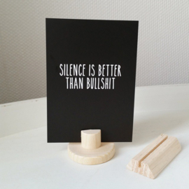 A6 | Silence is better than bullshit