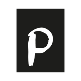 Letterslinger - letter P