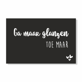 Kadokaart | Ga maar glanzen