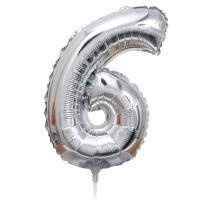 Folie Ballon cijfer 6