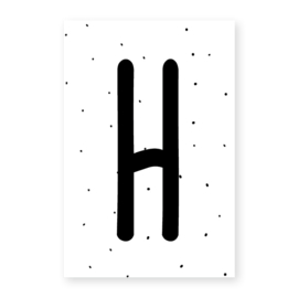 Naamslinger letter H