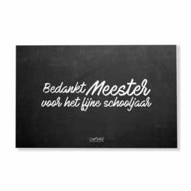 Kadokaart | Bedankt Meester