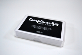 Complimenten box (knuffels op papier)