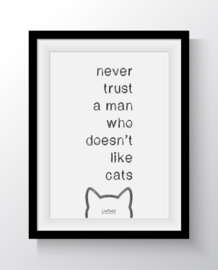 A6 - Never trust a man who doesn't like cats