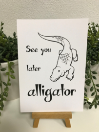 A6 | See you later alligator