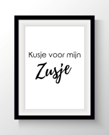 Kusje voor mijn zusje