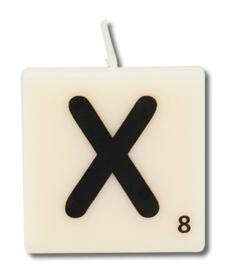 Letterkaars - X