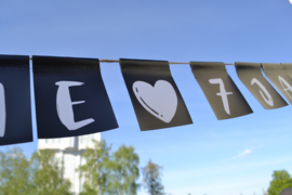 Letterslinger - symbool voetbal