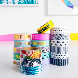 Masking tape fat stripe