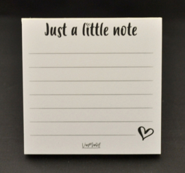 Notitieblok Just a little note