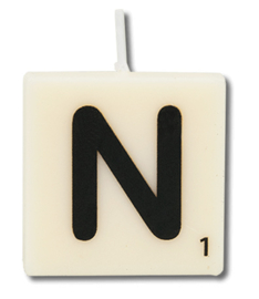 Letterkaars - N