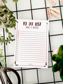 To do-list notitieboek (A6)