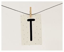 Naamslinger letter T