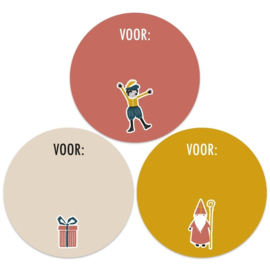 Sinterklaas voor: | 55mm Sinterklaas (geel)