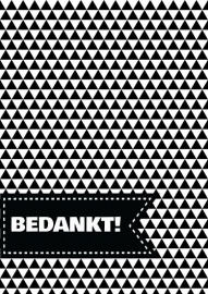A6 | Bedankt! (geometrisch)
