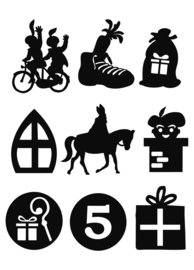 Slinger Sinterklaas (silhouette)