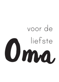 A6 | voor de liefste Oma