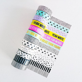 Masking tape fat stripe