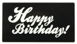 Happy Birthday 45x25 mm