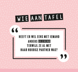 Wie aan tafel? Vriendinnen