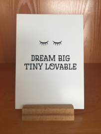 A6 | Dream big tiny lovable