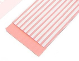 Pink stripes 7 x 13 cm