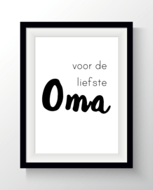 Voor de liefste oma