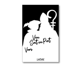 Kadokaart |  Van Sint en Piet voor (met staf)