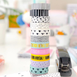 Masking tape fat stripe
