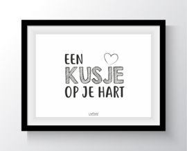 Kusje op je hart