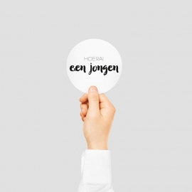 Hoera een jongen | 30mm