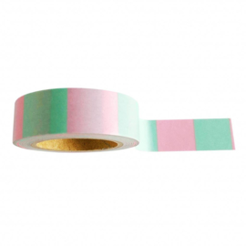 Masking tape mint pink