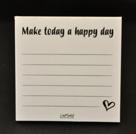 Notitieblok Happy day