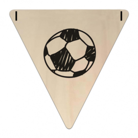 Houten Vlaggetje | voetbal